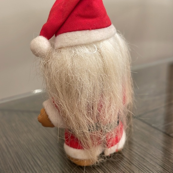 Vintage Russ Christmas Santa Troll Doll in Santa Suit Santa Claus 5" Ornament - Picture 3 of 14